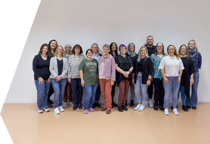 Lehrerkollegium, Teamfoto, Fachschule für Heilerziehungspflege, Aschaffenburg