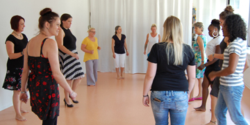 Salsa Gruppe Salsaschritte Einführung