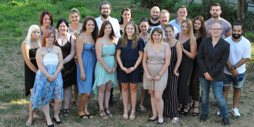 Abschlussbild der Heilerziehungspflegehelfer 2018 Abschlussgruppenfoto der Heilerziehungspflegehelfer 2018