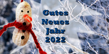 winterlicher gebastelter Schneemann